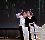 Repeticijos i&scaron; būsimosios Lietuvos nacionalinio dramos teatro premjeros &bdquo;Miegantys&ldquo;