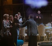 Repeticijos i&scaron; būsimosios Lietuvos nacionalinio dramos teatro premjeros &bdquo;Miegantys&ldquo;
