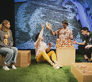 Nacionalinio Kauno dramos teatro spektaklis &bdquo;Pasaulio bamba&ldquo;