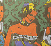 Mykola Bilous, Namuose, 2014. Akrilas, drobė, 100х200 сm, 5000 EUR