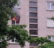 Gaisras Kupi&scaron;kio Vilniaus gatvėje