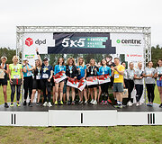 Vingio parke įvyko tvarus estafetinis miesto bėgimas &bdquo;Centric 5x5 Relay Run&ldquo;