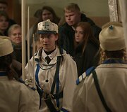 Kadras i&scaron; Giedrės Beinoriūtės filmo &bdquo;Sacrum ir profanum Pievėnuose&ldquo;