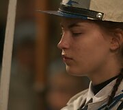 Kadras i&scaron; Giedrės Beinoriūtės filmo &bdquo;Sacrum ir profanum Pievėnuose&ldquo;