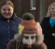 Kadras i&scaron; Giedrės Beinoriūtės filmo &bdquo;Sacrum ir profanum Pievėnuose&ldquo;