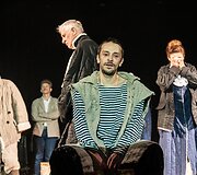 Scena i&scaron; spektaklio &bdquo;Valia&ldquo; (rež. Vladimiras Gurfinkelis)