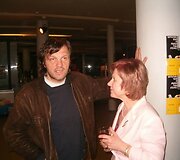 Vida Rama&scaron;kienė su režisieriumi Emiru Kusturica 2005 m. Vilniuje