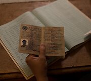 Akimirka i&scaron; Vytauto V.Landsbergio ir Giedriaus Tamo&scaron;evičiaus filmo &bdquo;Poetas&ldquo; filmavimo