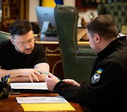 Volodymyras Zelenskis ir Kyrylo Budanovas