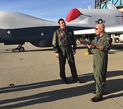 JAV karinio jūrų laivyno žvalgybinis dronas MQ-4C &bdquo;Triton&ldquo;