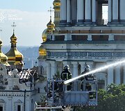 Rusija smogė istorinei Pečorų laurai Kyjive