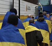 Ukraina susigrąžino kovotojus i&scaron; Rusijos nelaisvės