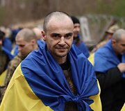 Ukraina susigrąžino kovotojus i&scaron; Rusijos nelaisvės