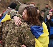 Ukraina susigrąžino kovotojus i&scaron; Rusijos nelaisvės