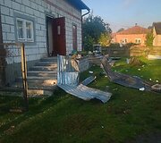 Per Rusijos dronų ataką nukentėjo gyvenamasis namas Lenkijoje