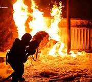 Černihivo srityje rusai smogė gaisrą gesinantiems ugniagesiams