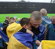I&scaron; nelaisvės Rusijoje i&scaron;gelbėti karo belaisviai ukrainiečiai