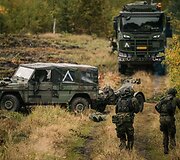 NATO pratybose Lenkijoje dalyvauja olandų oro desantas