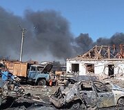 Po rusų atakos Beryslave Chersono srityje
