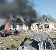 Po rusų atakos Beryslave Chersono srityje
