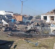 Po rusų atakos Beryslave Chersono srityje