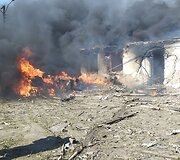 Po rusų atakos Beryslave Chersono srityje