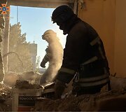Rusų raketų ataka Zaporižioje