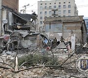 Rusijos raketos atakavo Kyjivą