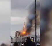 Kopenhagos istorinėje biržoje kilo didžiulis gaisras