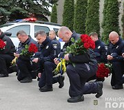 Nu&scaron;auto policininko Maksimo Zareckio laidotuvės Ukrainoje