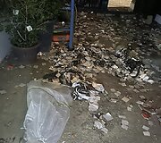 &Scaron;iaurės Korėja mėto &scaron;iuk&scaron;lių ir fekalijų balionus ant Pietų Korėjos