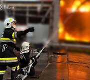Po Rusijos atakos &ndash; gaisras pramoniniame objekte Kyjivo regione