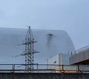 Rusijos dronas smogė Černobylio branduolinių atliekų saugyklai