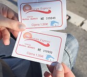 Miesto vie&scaron;ojo transporto bilietėlis