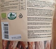 Džiovintų bananų pakuotė