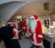 Kalėdų senelių delegacija apsilankė Pilininko namo ekspozicijoje &bdquo;Suprasti Lietuvą&ldquo;