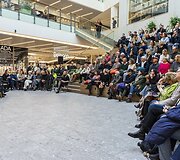 Ray Bartkaus instaliacijos &bdquo;Juodas kubas&ldquo; atidarymas