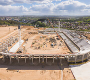 Nacionalinio stadiono statybų eiga