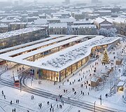 Vilniaus autobusų stoties vizualizacijos
