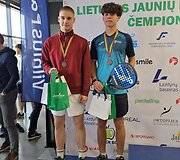 Vilniuspadel.lt arenoje vyko Lietuvos jaunių padelio pavasario čempionatas