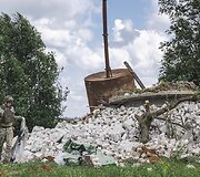 Pulkininko Juozo Vitkaus inžinerijos bataliono i&scaron;minuotojai susprogdino apleistą vandens bok&scaron;tą