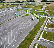 Aik&scaron;telė magistralėje Kaunas&ndash;Marijampolė&ndash;Suvalkai