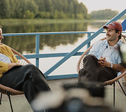 Vaido Baumilos pasirodymas ant &bdquo;Live on Water&ldquo; plausto Nemune 