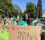 Vaiko dieną Vilniuje liejosi &bdquo;nafta&ldquo;