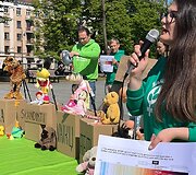 Vaiko dieną Vilniuje liejosi &bdquo;nafta&ldquo;