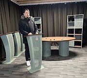 V. Mikaitis pakvietė pasižvalgyti po jo biurą: čia jaučiuosi kaip &bdquo;Apple&ldquo; įkūrėjas