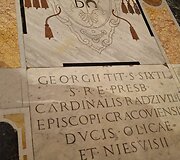 Kardinolo Jurgio Radvilos (1556-1600 m.) kapas