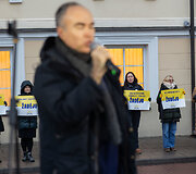 Mitingas prie &Scaron;vietimo, mokslo ir sporto ministerijos