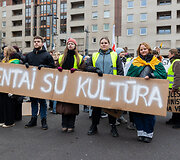 Kultūros bendruomenės finalinis mitingas
