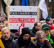 Kultūros bendruomenės finalinis mitingas